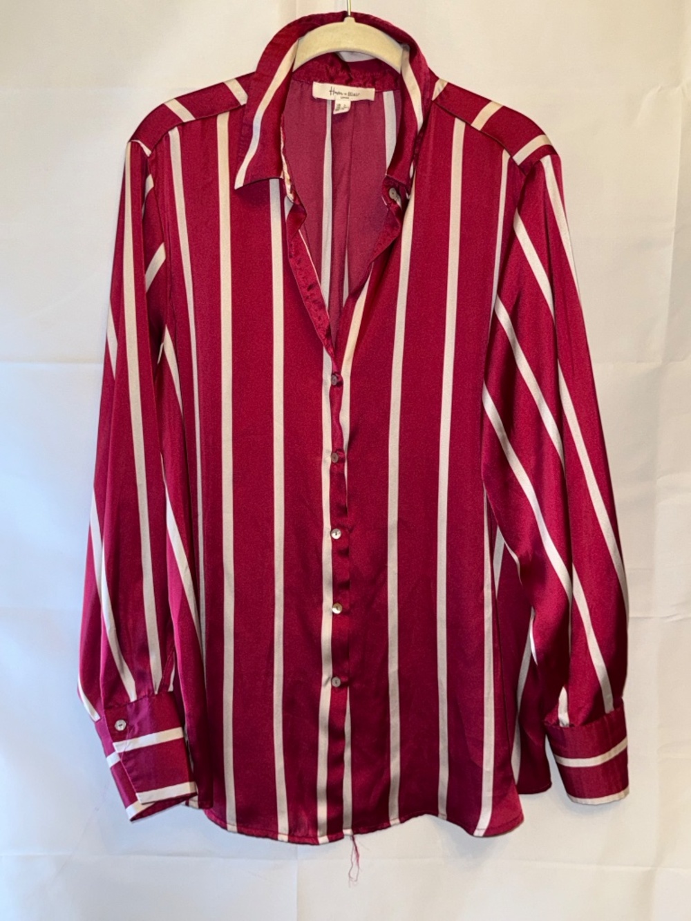 Haver & Blair Button Down Top - A&M Colors!!!   (L)
